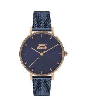 Women Klassisch Quartz Analog Watch SLAZENGER SL.9.6362.3.03 Blau Dial 33mm