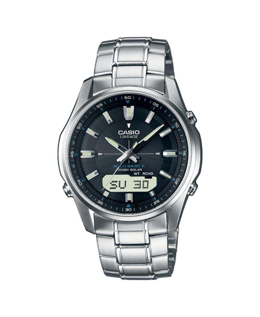 Мужские Японские Eco-Drive Цифровой Часы Будильник CASIO LCW-M100DSE-1AER Черный Циферблат 40mm