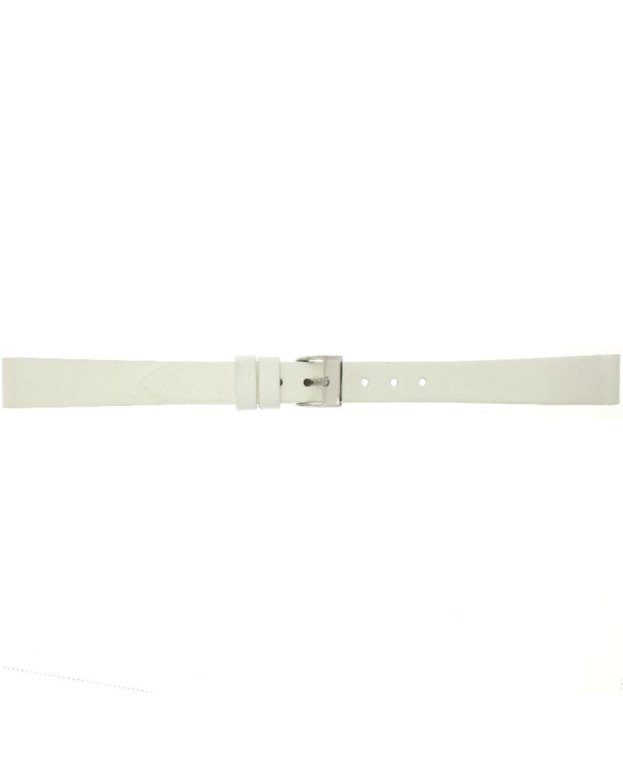 Watch Strap CONDOR Vegan 389R.09.12.W White Imitation leather Weiß 12 mm