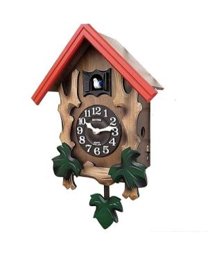 RHYTHM 4MJ775RH06 Настенные часы с кукушкой Wood Kоричневый изображение 4