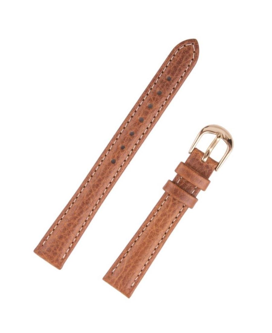Watch Strap BISSET BS154.12 Brown Hnědá 12 mm