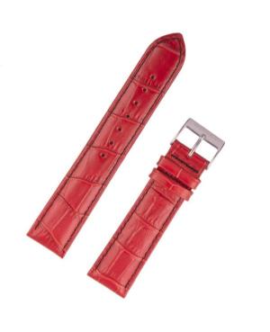 Watch Strap BISSET BS123.20 Red Raudona 20 mm