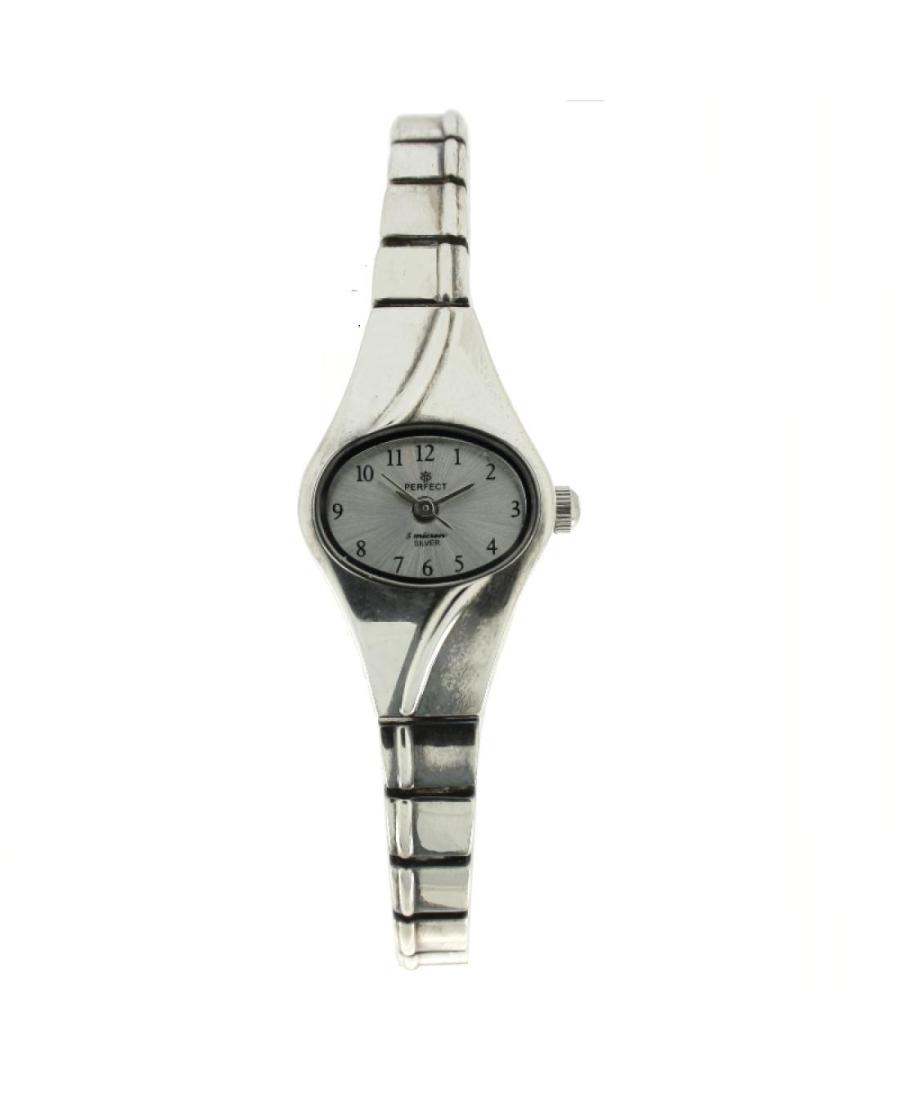 Kobiety klasyczny kwarcowy analogowe Zegarek PERFECT PRF-K09-116 Srebrna Wybierz 19mm