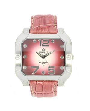 Женские Fashion Классические Кварцевые Аналоговый Часы PERFECT PRF-K20-024 Румяный Циферблат 48mm
