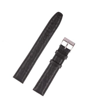 Watch Strap BISSET BS104.18 Black Černá 18 mm