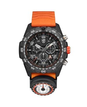 Mężczyźni Diver Luxury Szwajcar kwarcowy analogowe Zegarek Chronograf LUMINOX XB.3749 Czarny Wybierz 45mm