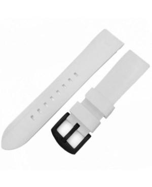 Vostok Europe ROCKET N-1 Watch Strap VE-ROC-N1-SL.09.22.B Silicone White Silikonas Balta 22 mm