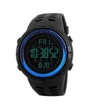 Mężczyźni sportowy Funkcjonalny kwarcowy cyfrowe Zegarek Timer SKMEI 1251BU Czarny Wybierz 49mm