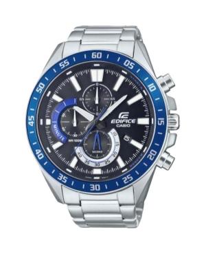 Men Klassisch Japan Quartz Analog Watch Chronograph CASIO EFV-620D-1A2VUEF Schwarz Dial 50mm