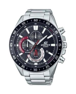 Men Klasické Japan Quartz Analog Watch Chronograph CASIO EFV-620D-1A4VUEF Černá Dial 50mm