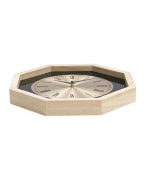 Lexinda EC-W087W Настенные кварцевые часы Wood Металл Имитация древесины метал імітація дерева