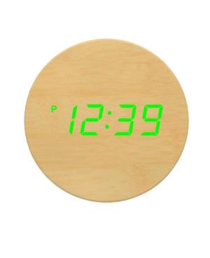 Электрические светодиодные часы Lexinda EC-W106 Пластик Wood Дуб