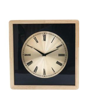 Lexinda EC-W089 Настенные кварцевые часы Wood Металл Имитация древесины