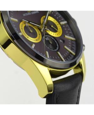 Men Sports Quartz Analog Watch Chronograph JACQUES LEMANS 1-2119D Silver color Dial 44mm image 3