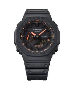 Men Sports Functional Diver Japan Quartz Analog Watch Alarm CASIO GA-2100-1A4ER G-Shock Černá Dial 45mm image 2