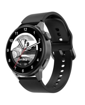 Men Sports Functional Quartz Digital Watch Alarm KAREN M DT4 BLACK SIL Schwarz Dial 33mm image 1