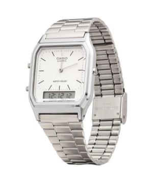 Men Klassisch Japan Quartz Digital Watch Alarm CASIO AQ-230A-7DMQYES Weiß Dial 28mm image 5