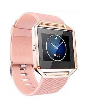Julman Ремешок для часов Fitbit Blaze Силикон Розовый 24 мм изображение 3