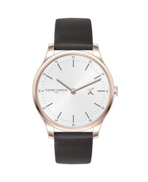 Men Klassisch Quartz Analog Watch PIERRE CARDIN CBA.4006 Weiß Dial 42mm