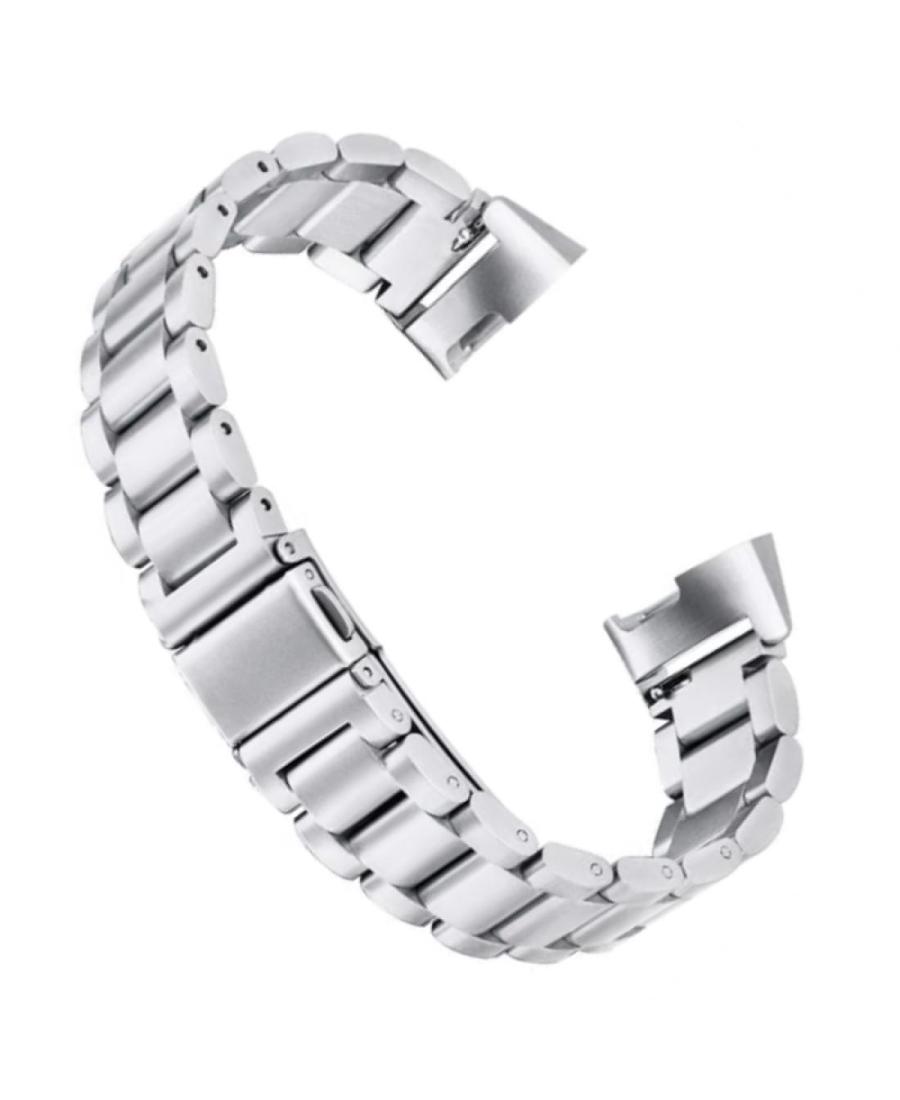 JULMAN Fitbit Charge 3/4 BR WH Plus Металл 22 мм
