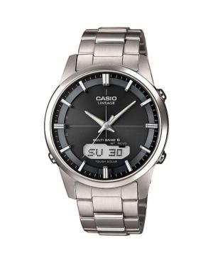 Men Functional Klassisch Japan Eco-Drive Digital Watch Timer CASIO LCW-M170TD-1AER Schwarz Dial 40mm