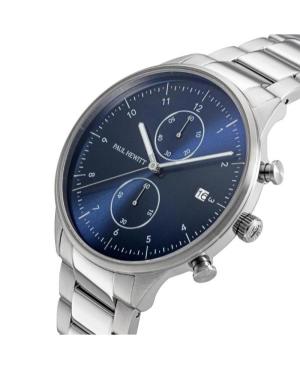 Men Fashion Quartz Analog Watch Chronograph PAUL HEWITT PH004013 Blau Dial 42mm image 2