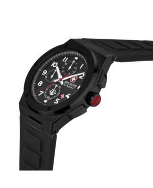 Men Swiss Quartz Analog Watch SWISS MILITARY HANOWA SMWGO2102030 Schwarz Dial 43mm image 3