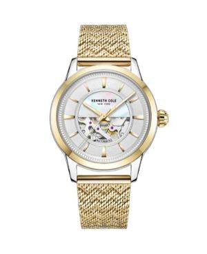 Женские Автоматические Аналоговый Часы Скелетон KENNETH COLE KCWLL2219303 Серебряного цвета Циферблат 36mm