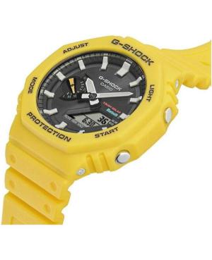 Vyriškas Sportinis Su funkcijomis Diver Japoniškas Elektroninis, Solar Digital Watch Timer CASIO GA-B2100C-9AER G-Shock Juodas D