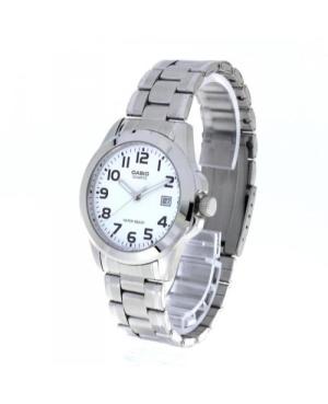 Mężczyźni klasyczny Japonia kwarcowy Zegarek CASIO MTP-1259PD-7BEG Biały Wybierz 38mm image 2