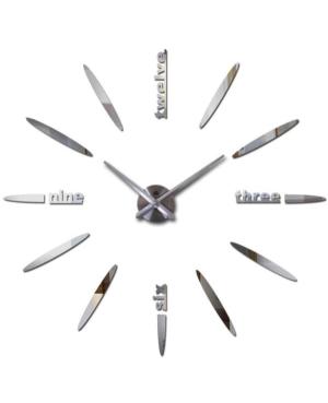 JULMAN Large Wall Clock - Hands T4212S Metal Plastic Steel color image 1