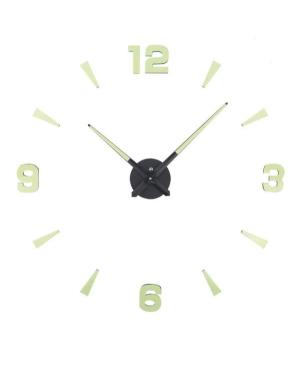 JULMAN Large Wall Clock - Hands T4236L Metal Plastic Black image 2
