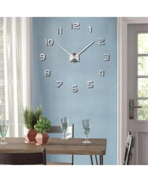 JULMAN Extra Large Wall Clock - Hands T4302S Plastic Metal Steel color image 2