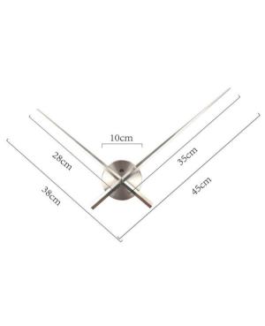 JULMAN Wall Clock - Hands T4650S Plastic Metal Steel color image 3