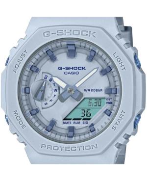 Women Sports Functional Diver Japan Quartz Digital Watch Timer CASIO GMA-S2100BA-2A2ER G-Shock Silver color Dial 43mm image 6