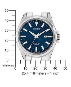 Men Klassisch Japan Quartz Analog Watch CITIZEN BM7470-84L Blau Dial 43mm image 3