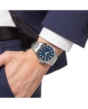 Men Klassisch Japan Quartz Analog Watch CITIZEN BM7470-84L Blau Dial 43mm image 4