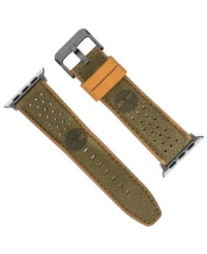 Ремешок для часов TIMBERLAND STRAP DAINTREE L GREEN LEATHER GUN 22 mm Кожа Коричневый Зелёный 22 мм