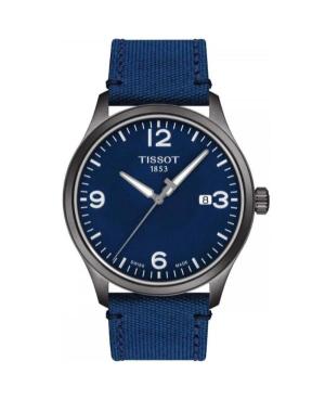 Mężczyźni klasyczny Szwajcar kwarcowy analogowe Zegarek TISSOT T116.410.37.047.00 Niebieska Wybierz 42mm