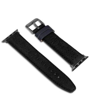 Ремешок для часов TIMBERLAND STRAP DAINTREE L BLACK LEATHER GUN 22 mm Кожа Чёрный 22 мм