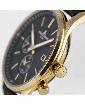 Vyriškas Klasikinis Kvarcinis Watch Alarm JACQUES LEMANS 1-2125C Juodas Dial 40mm image 5