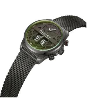 Men Fashion Quartz Digital Watch POLICE PEWJG0006503 Silver color Dial 44mm image 2