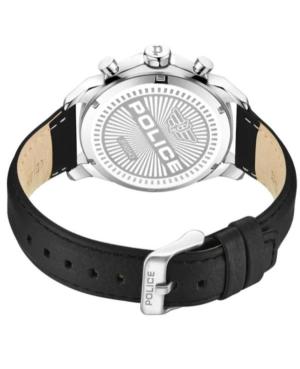 Men Fashion Quartz Analog Watch POLICE PEWJF0004301 Silver Dial 44mm