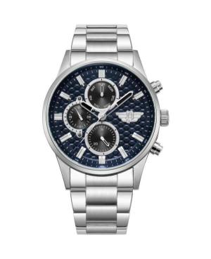 Men Klasické Quartz Analog Watch POLICE PEWJK2229405 Silver color Dial 45mm