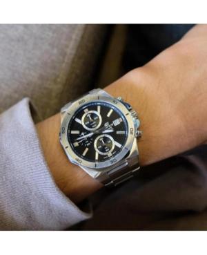 Men Klassisch Japan Quartz Analog Watch Chronograph CASIO EFV-640D-1AVUEF Schwarz Dial 44mm image 2