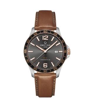 Men Klassisch Luxury Swiss Automatic Analog Watch CERTINA C033.807.26.087.00 Braun Dial 40.5mm