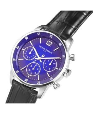 Men Klassisch Quartz Analog Watch PIERRE CARDIN CMR.1000 Blau Dial 40mm image 3