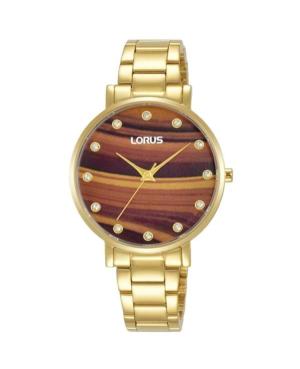 Women Klassisch Japan Quartz Analog Watch LORUS RG230VX-9 Braun Dial