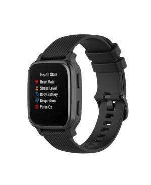 Watch Strap Diloy SBR42.01.22 Silicone Black Silikonas Juoda 22 mm image 4