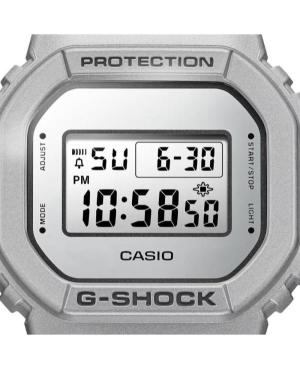 Men Sports Functional Diver Japan Quartz Digital Watch Alarm CASIO DW-5600FF-8ER G-Shock Silver Dial 42mm image 9